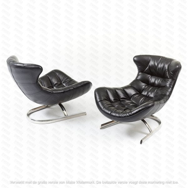 Fauteuil Lay Back - demi cuir - LV
