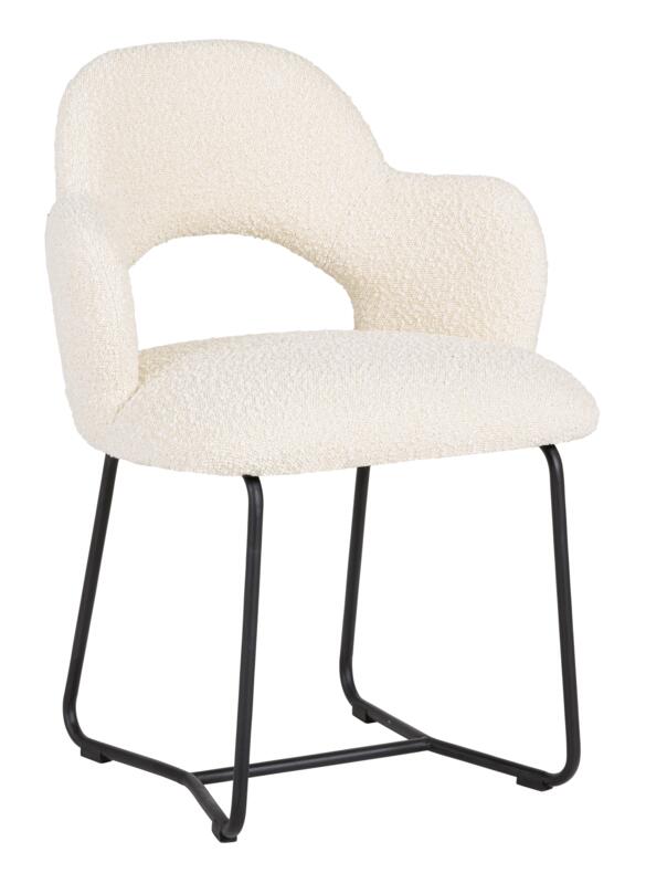 Fauteuil Vista bouclé naturel - DTP