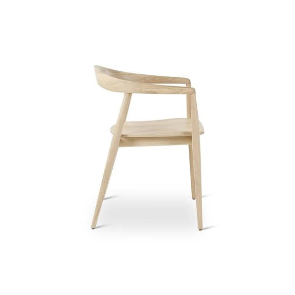 Armstoel Pura - naturel, zwart of walnoot - VDC
