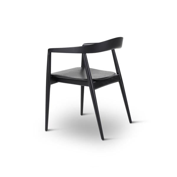 Armstoel Pura - naturel, zwart of walnoot - VDC