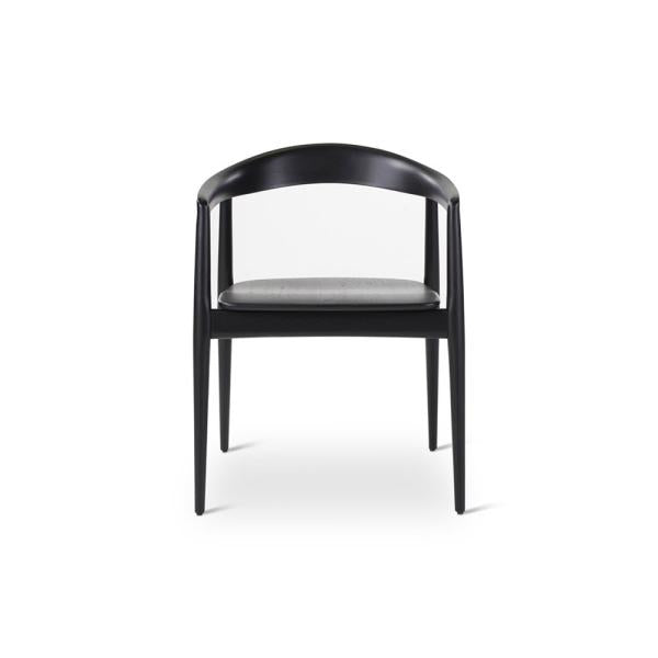 Armstoel Pura - naturel, zwart of walnoot - VDC