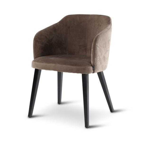 Fauteuil Amor, pieds en bois