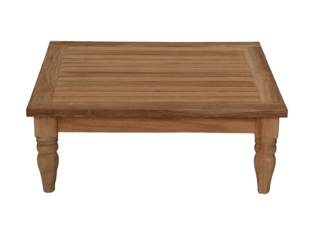 Bahama salontafel - 80x80x30 - naturel - teak