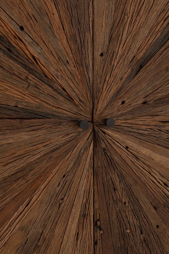 Meuble Shanil en bois recyclé/MDF marron/noir - J-LINE