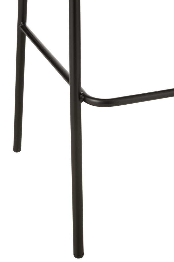 Barstoel Lone Ply hout/metaal Beige - J-LINE