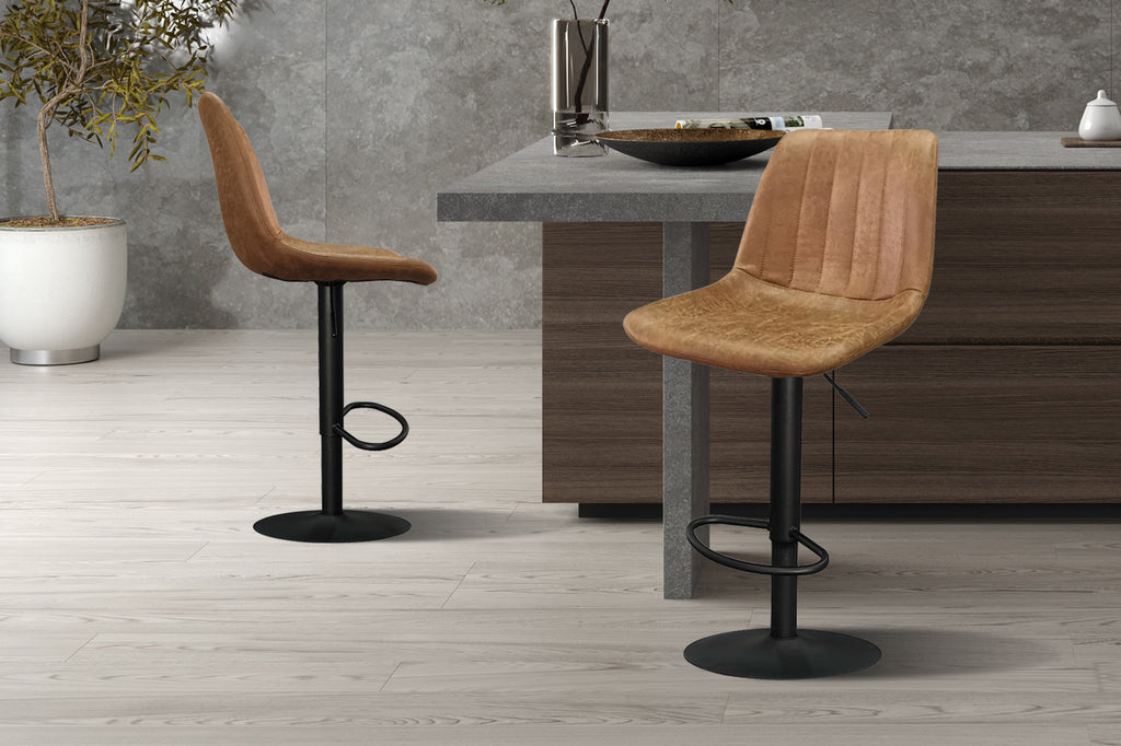 Barstoel 'Barcelona' PU Cognac - RS
