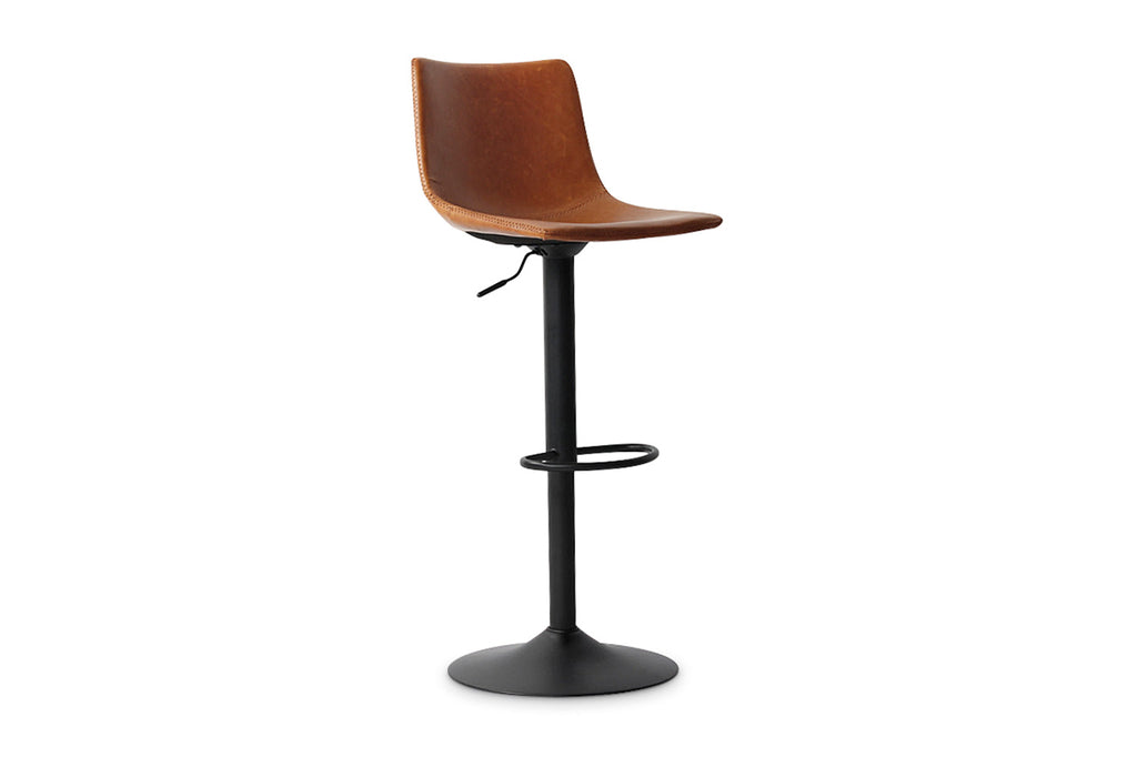 Tabouret de bar « Trevi » PU Cognac RS