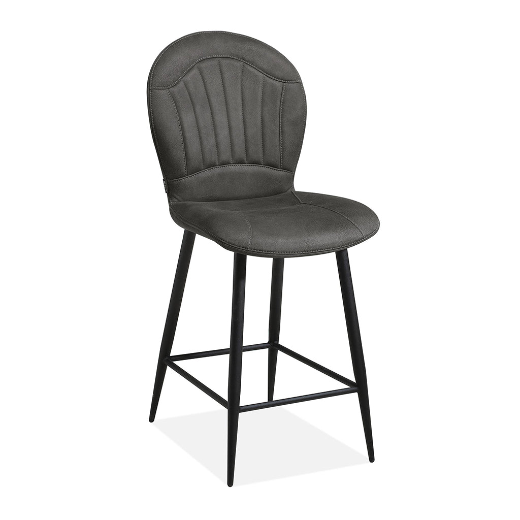 Tabouret de bar Sprint : cognac, vert mousse ou anthracite - MX