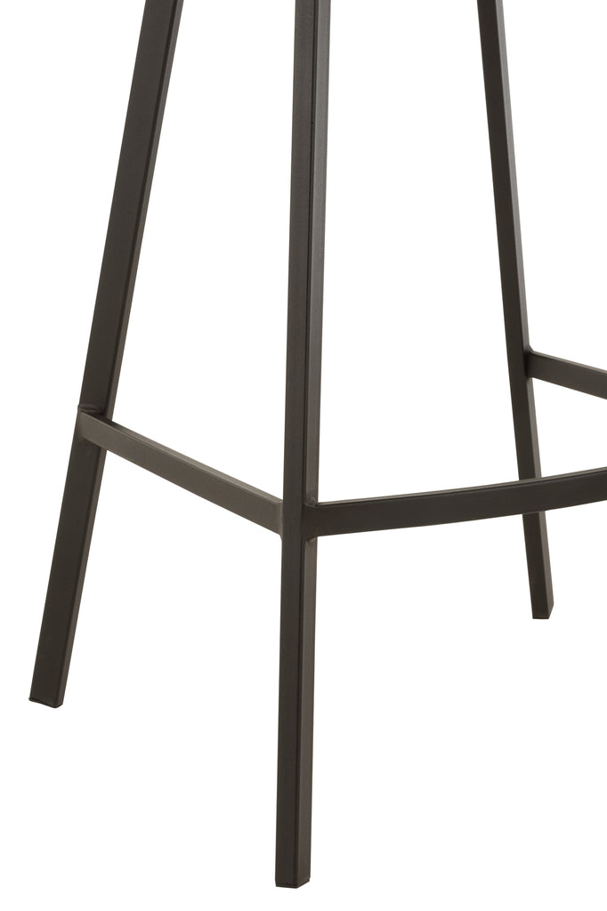 Barstoel Stephane Textiel/Metaal beige - J-LINE