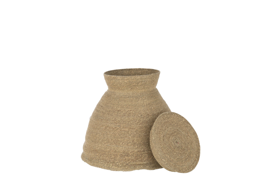 Panier Marie en jonc de mer naturel - J-LINE