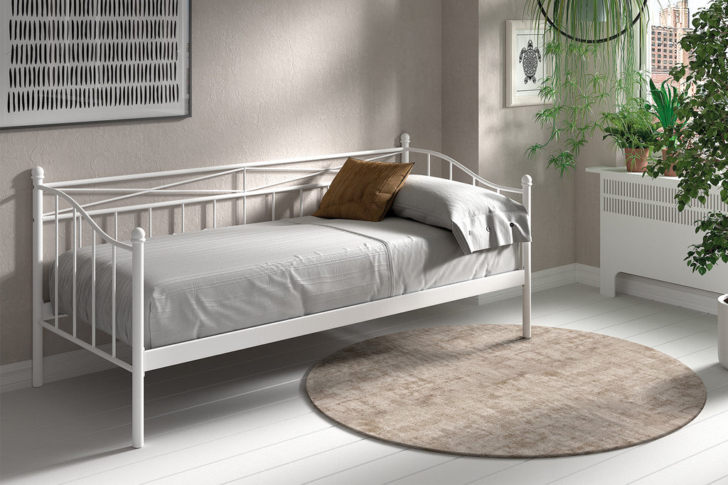 Lit 'Sablo' 90x200 blanc - RS