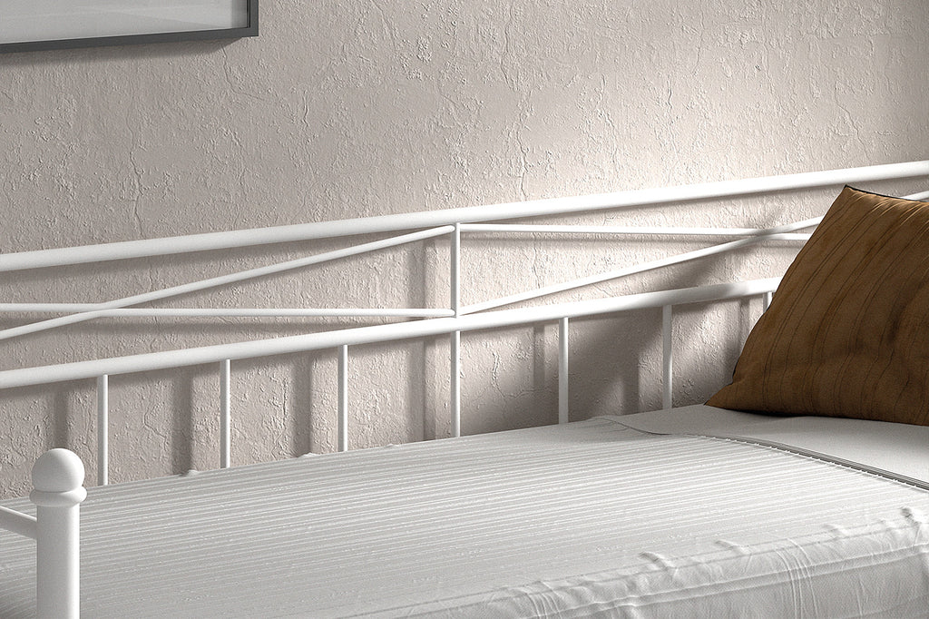 Lit 'Sablo' 90x200 blanc - RS