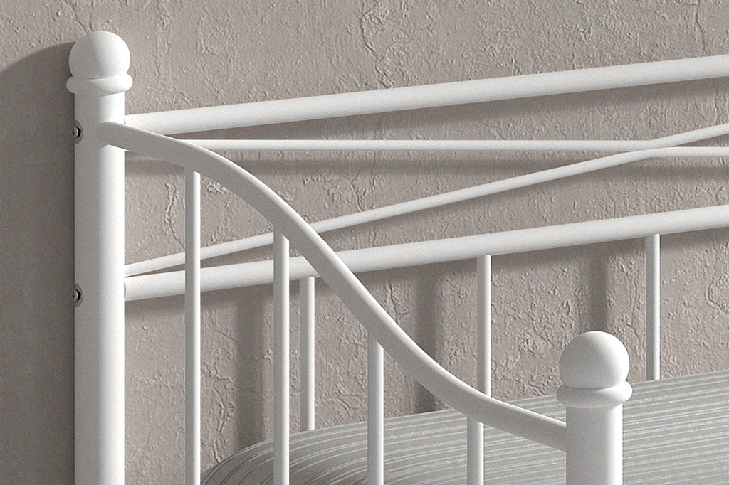 Lit 'Sablo' 90x200 blanc - RS