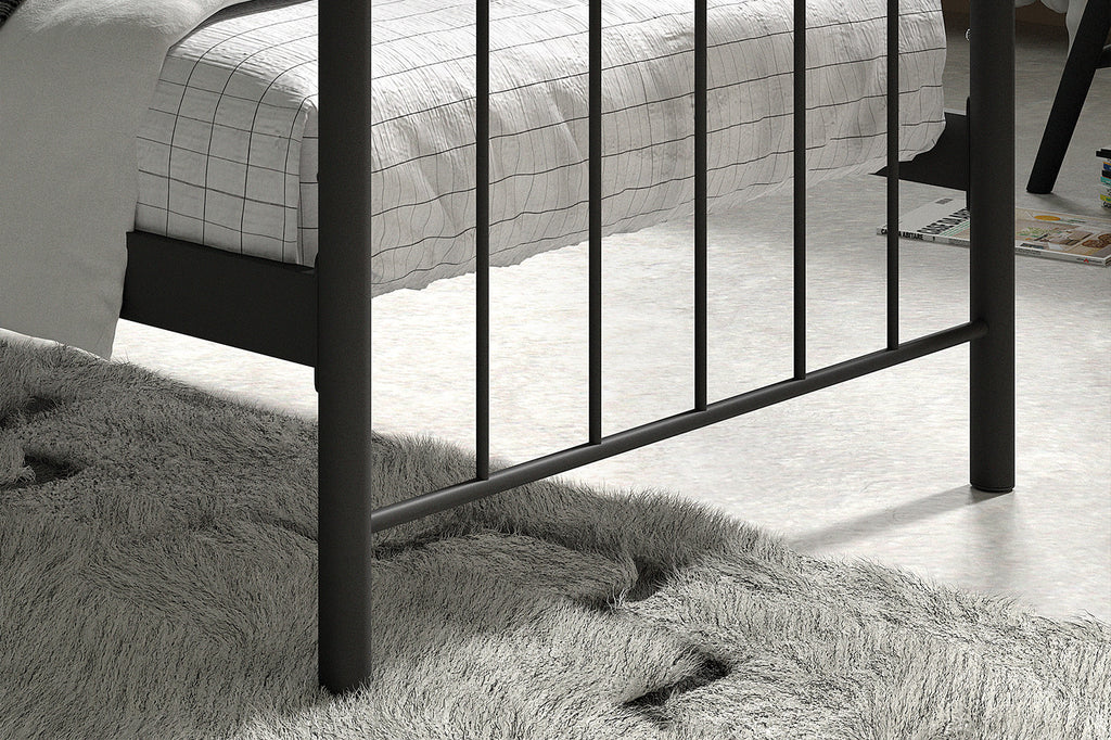 Lit 'Sacha' 90x200 noir - RS