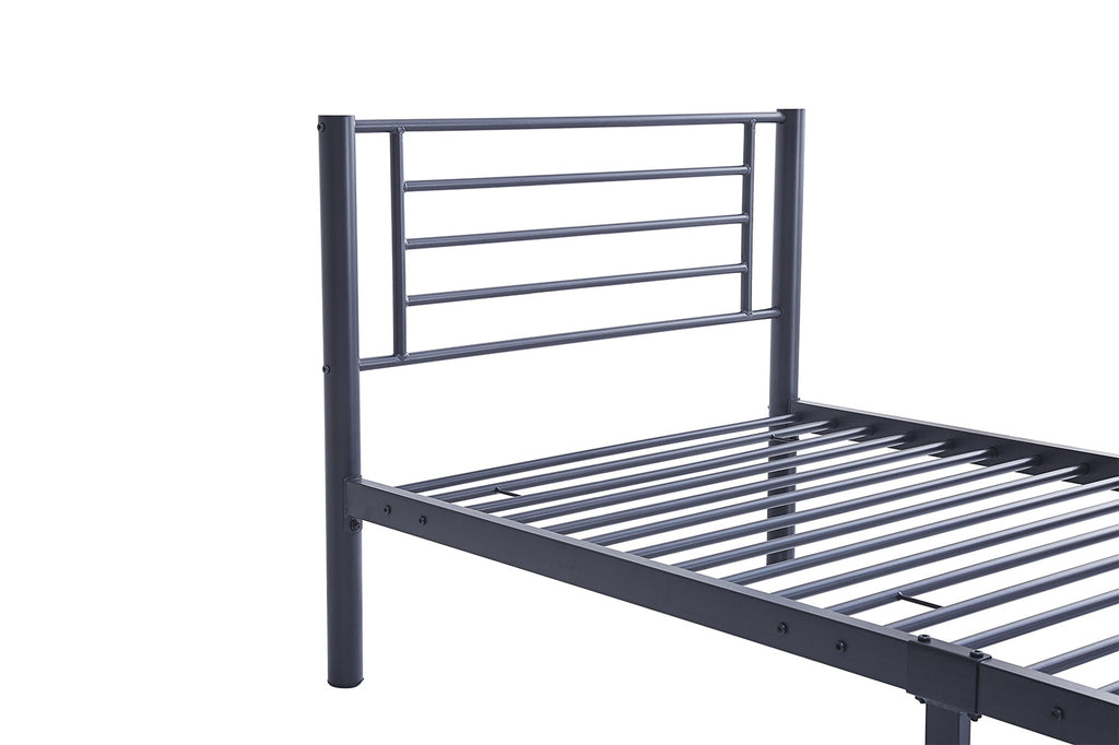 Bed 'Sammy' 90x200 donkergrijs - RS