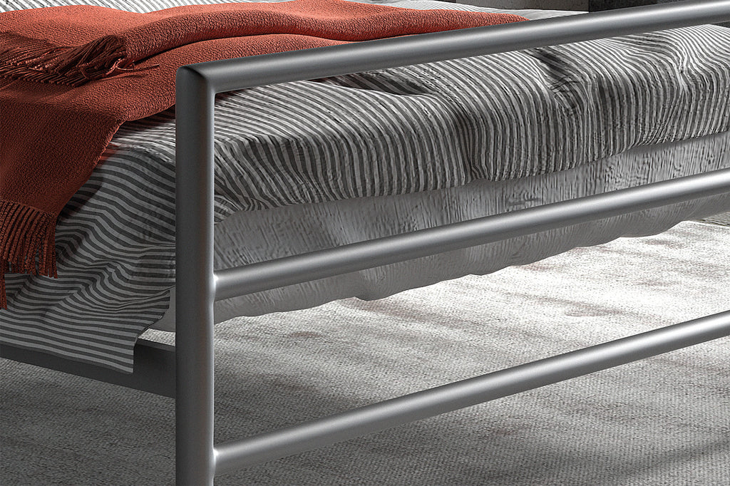 Bed 'Sandro' 140x200 grijs - RS