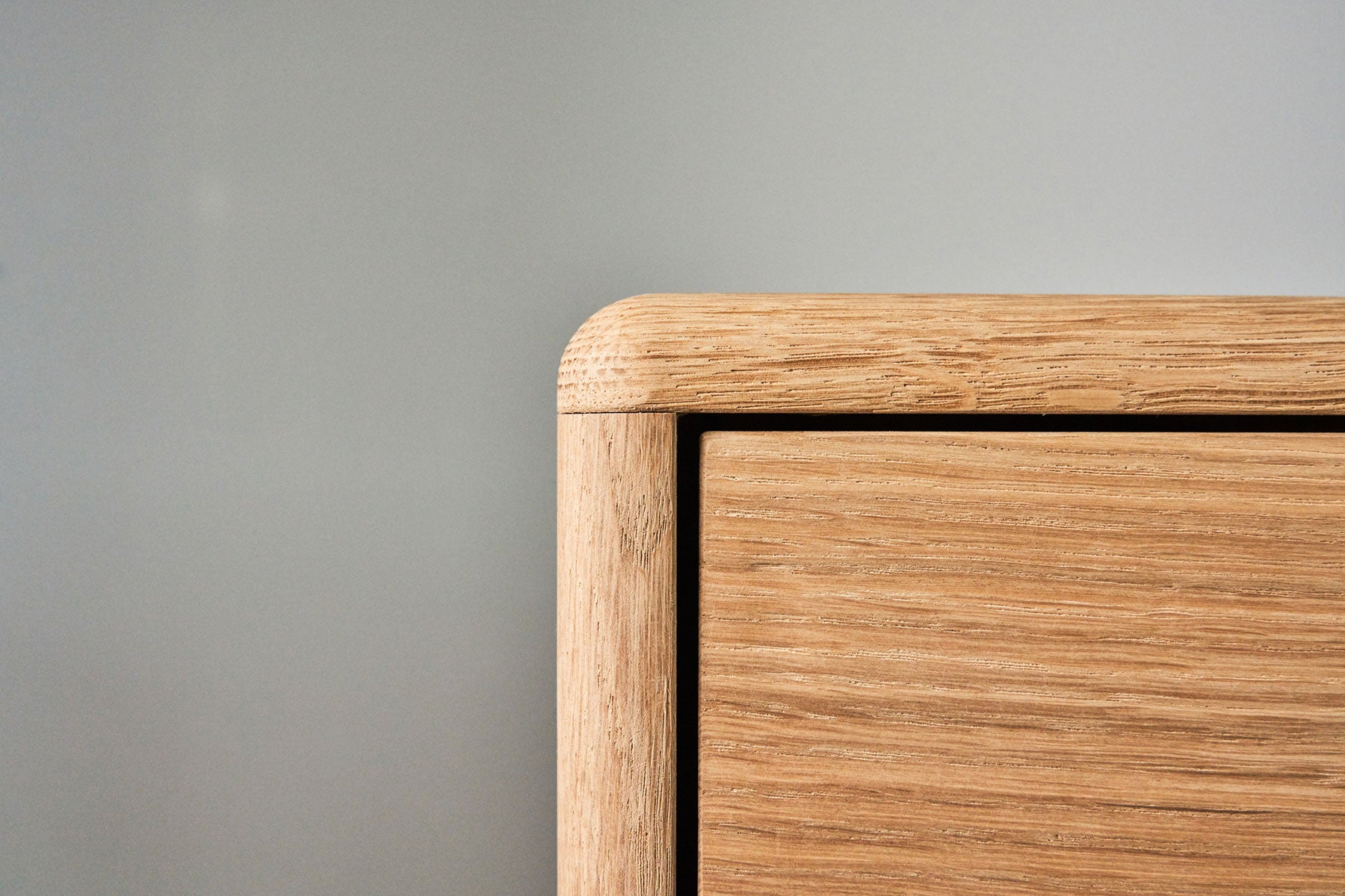 Dressoir hoog Sento 3-deurs eik (4 kleuren) - THS