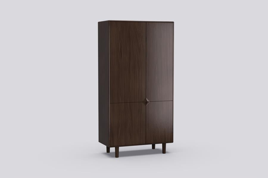 Bergkast Sento 4-deurs eik (4 kleuren) - THS