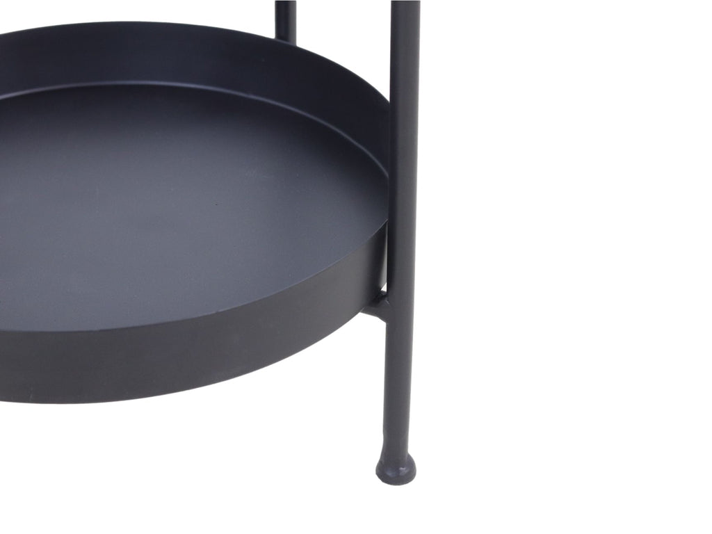 Bijzettafel - 35x35x50 - Zwart - Ijzer HSM