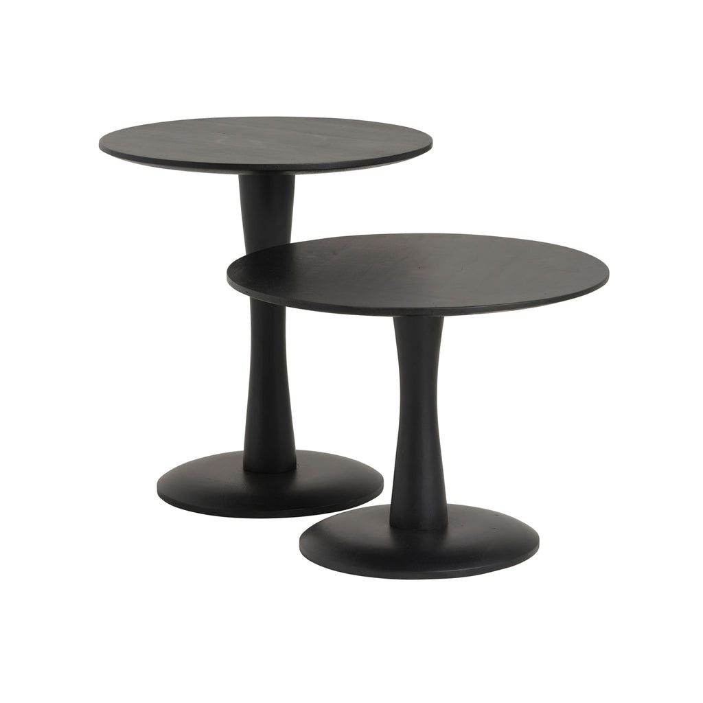 Bijzettafel Ø55, zwart - NW