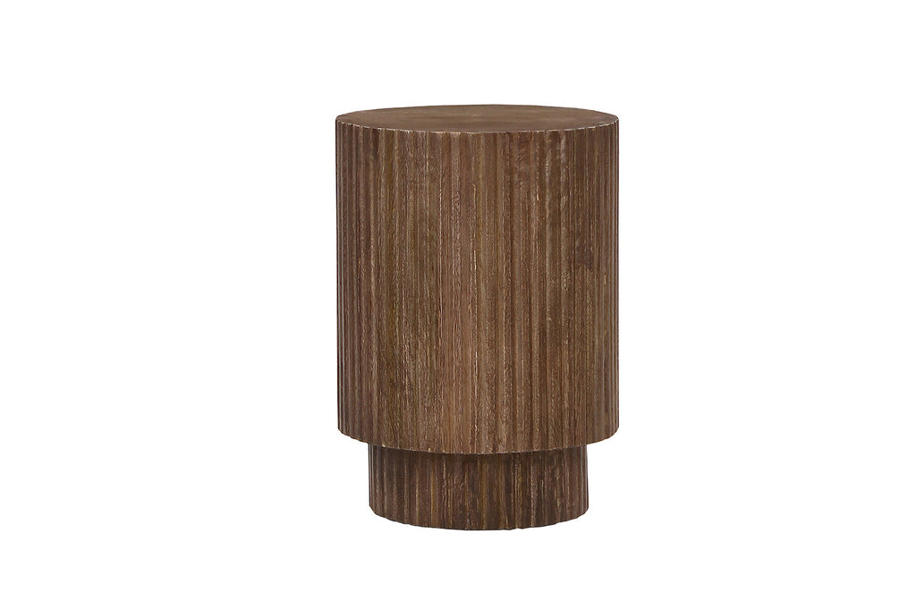 Table d'appoint 'Victor' en bois de manguier marron clair RS