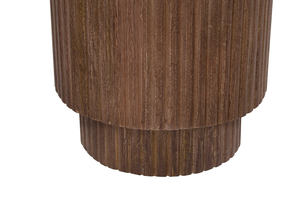 Table d'appoint 'Victor' en bois de manguier marron clair RS
