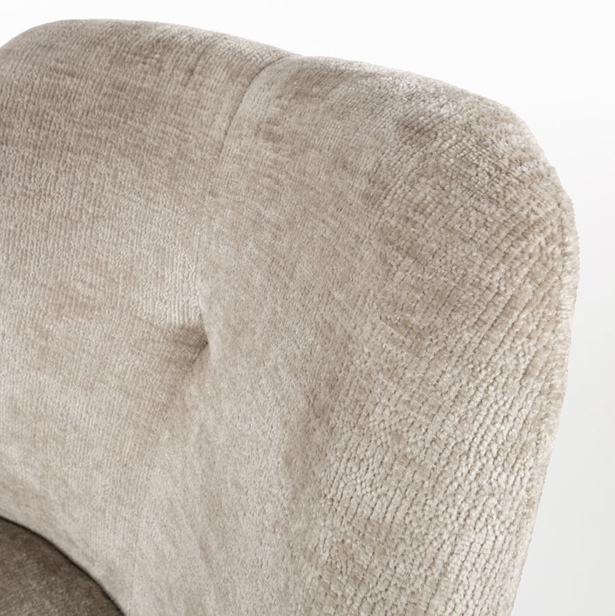 Armstoel Bobby roterend 360 - taupe NW