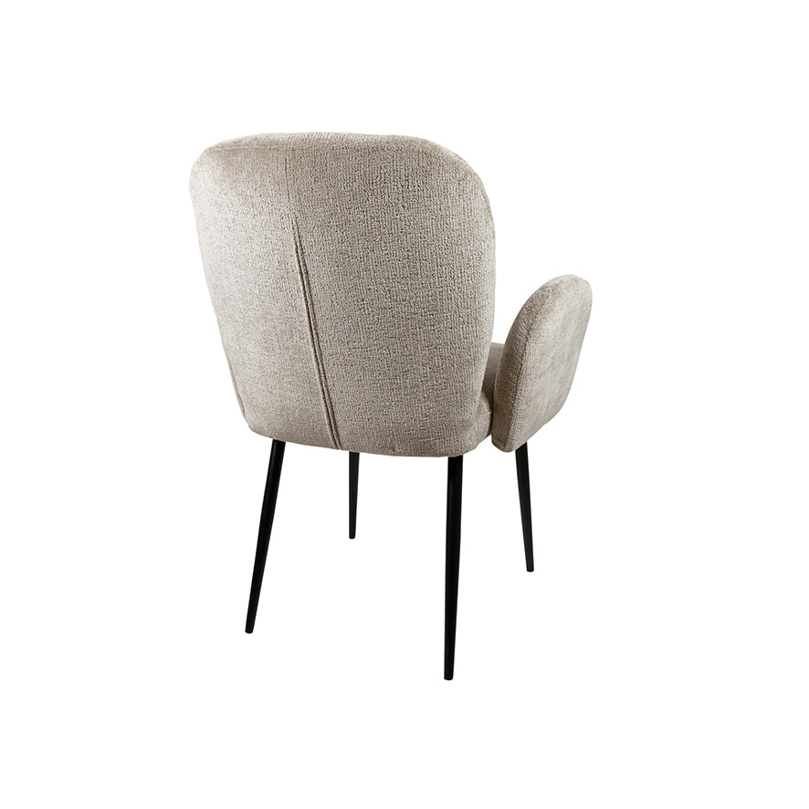 Armstoel Bobby - liver (prijs = set van twee) - NW