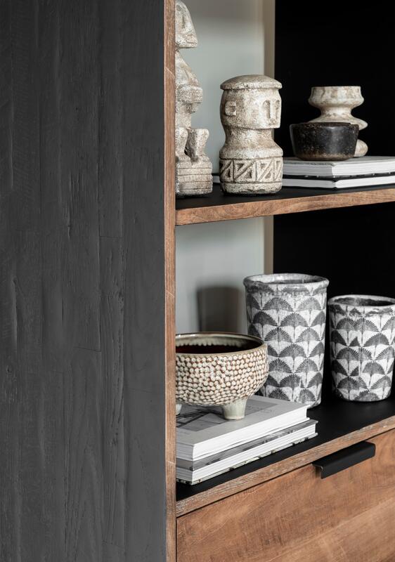 Boekenkast Cosmo DTP - 3 laden, 3 open rekken