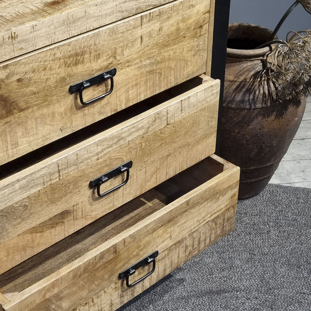 Meuble d'appoint Britt - Meuble 3 tiroirs BNO