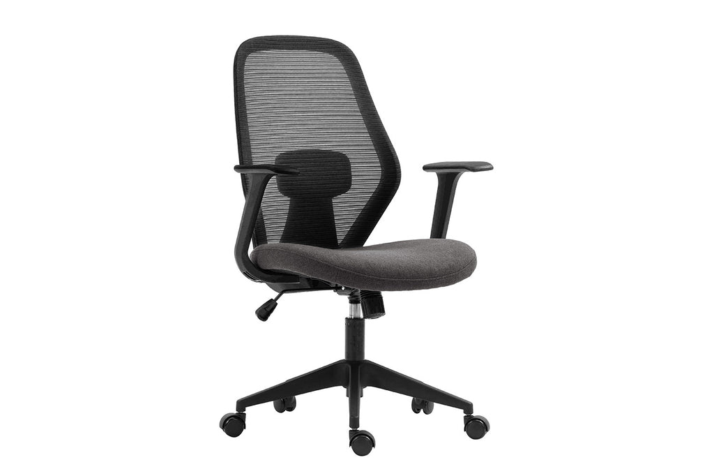 Chaise de bureau 'Claude' Mesh Noir/Gris RS