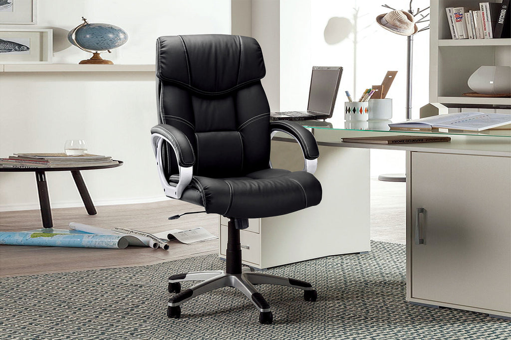 Chaise de bureau 'Dali' PU noir RS