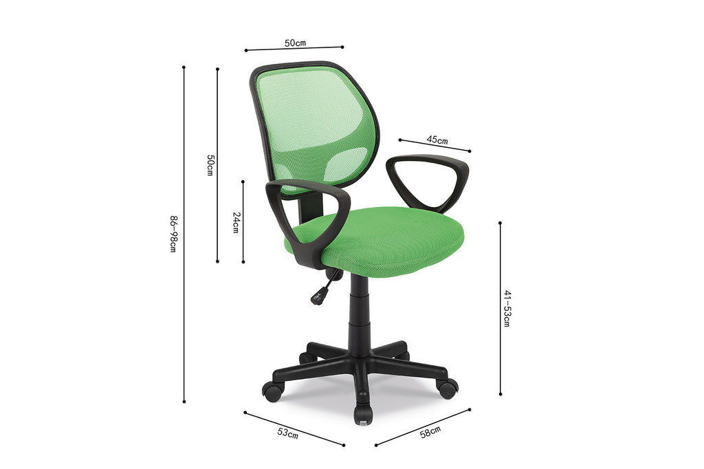 Chaise de bureau 'Hippa' Mesh Lime RS