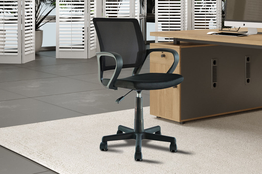 Chaise de bureau 'Pura' noire - RS