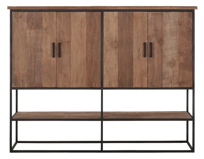 Bergkast Beam DTP - groot, 4 deuren, open rek