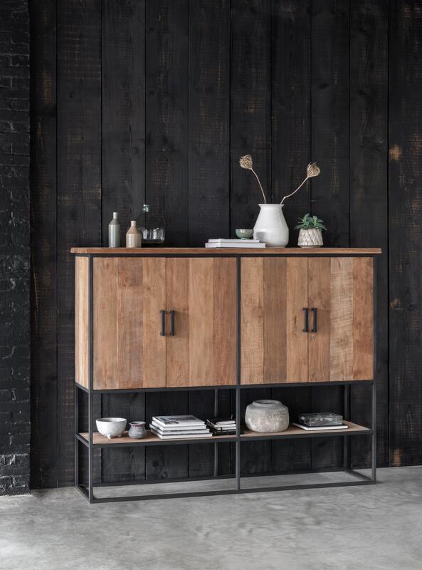 Bergkast Beam DTP - groot, 4 deuren, open rek