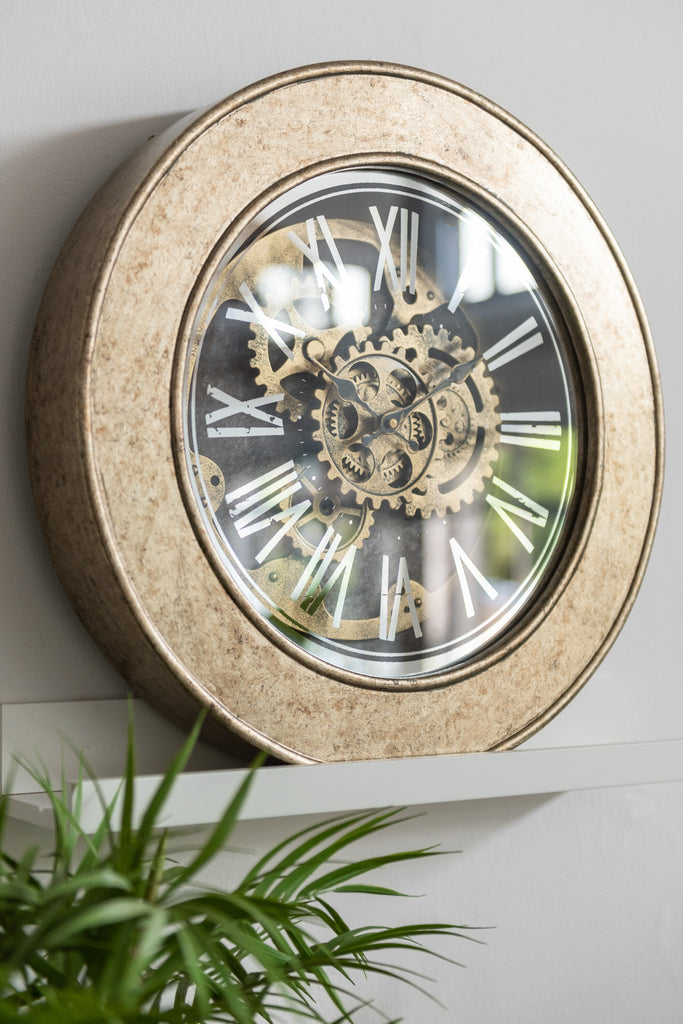 Klok interne mechanisme antiek goud - J-LINE