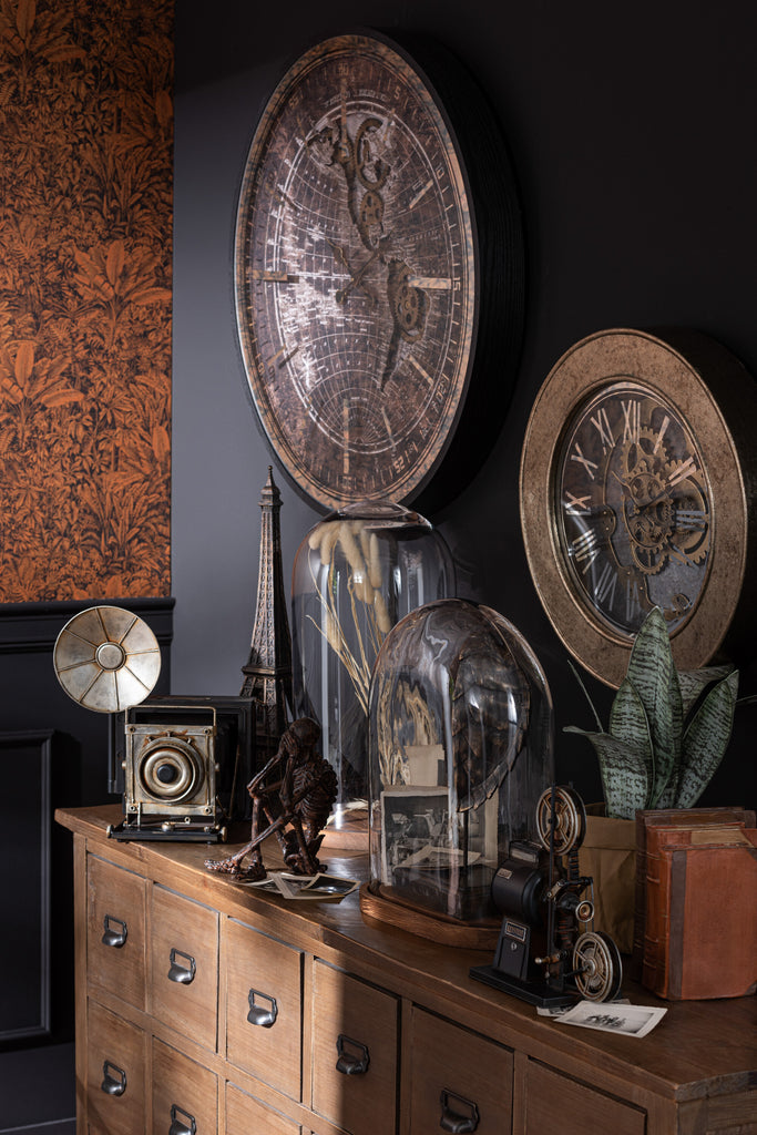 Klok interne mechanisme antiek goud - J-LINE