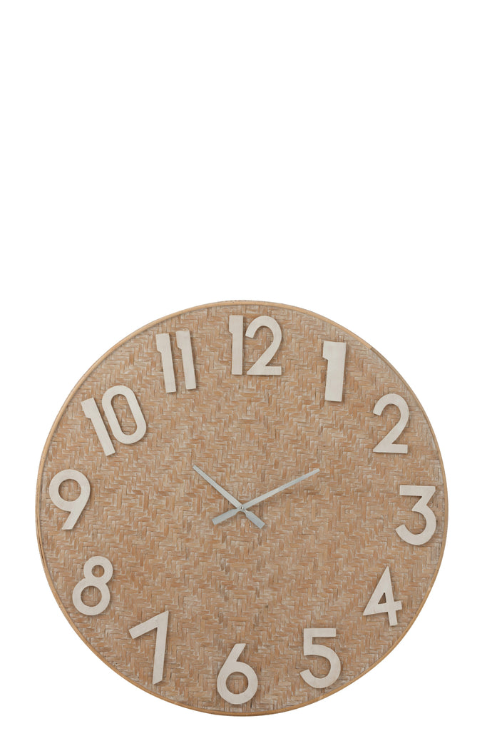 Horloge Reed Blanc L - J-LINE