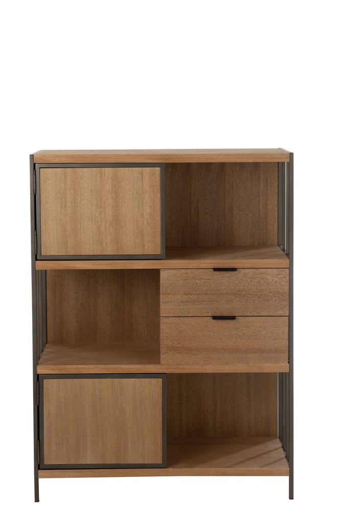Bergkast hout/metaal - J-LINE
