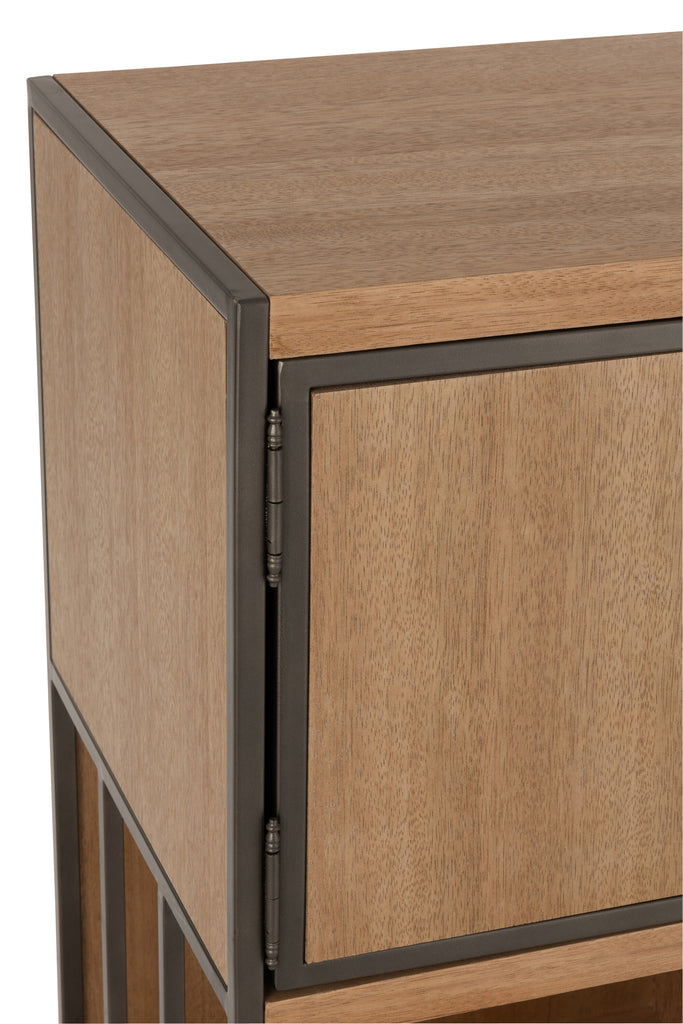 Bergkast hout/metaal - J-LINE