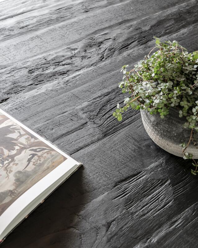 Table basse DTP intemporelle - rectangulaire noire