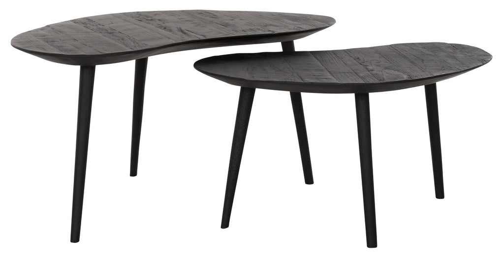 Table basse Organus noire - lot de 2 - DTP