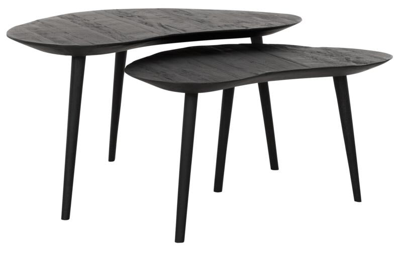 Table basse Organus noire - lot de 2 - DTP
