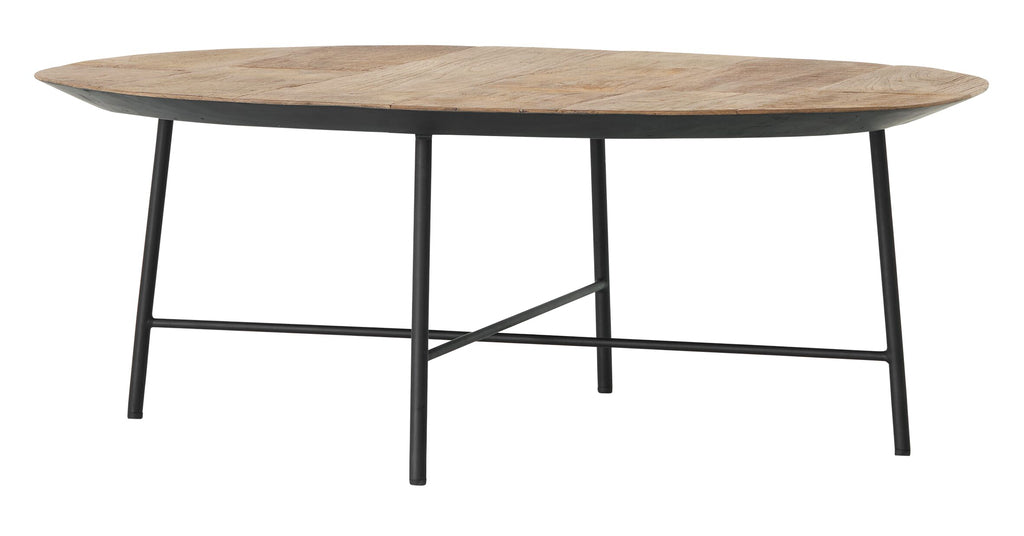 Salontafel Soho - ovaal teakhout - DTP