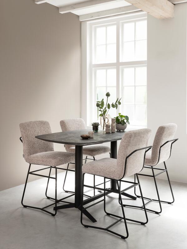 Countertafel Soho zwart - DTP