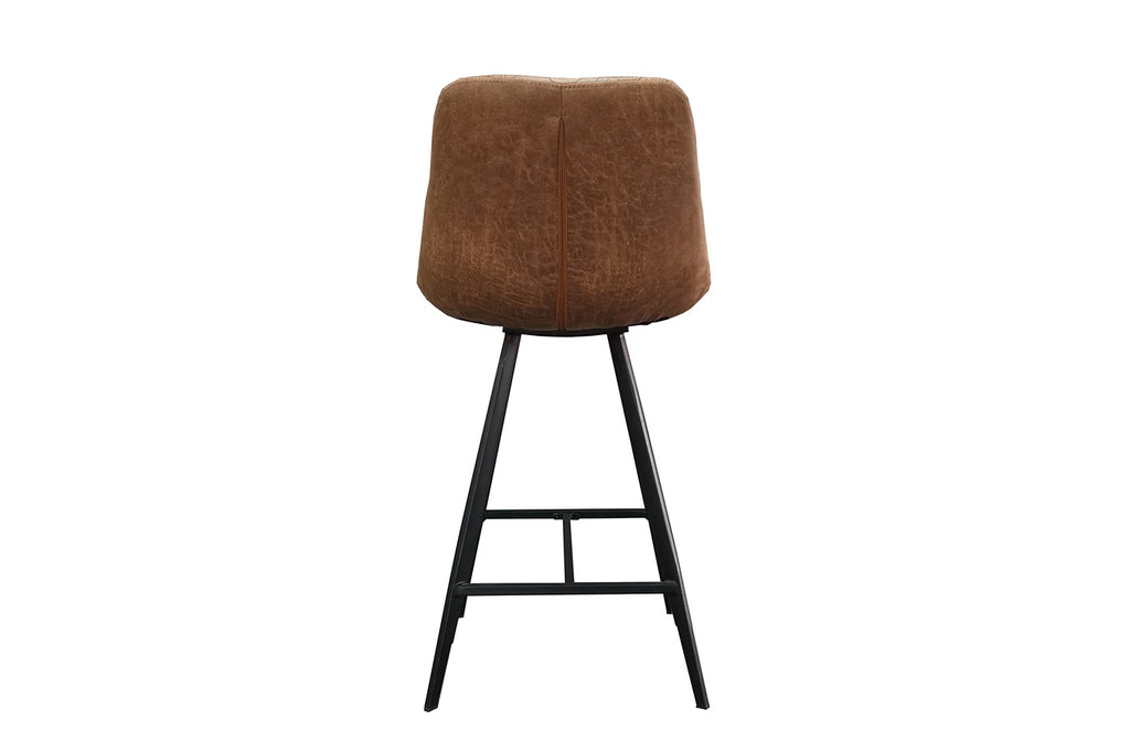 Chaise de comptoir 'Alicante' PU Cognac - RS
