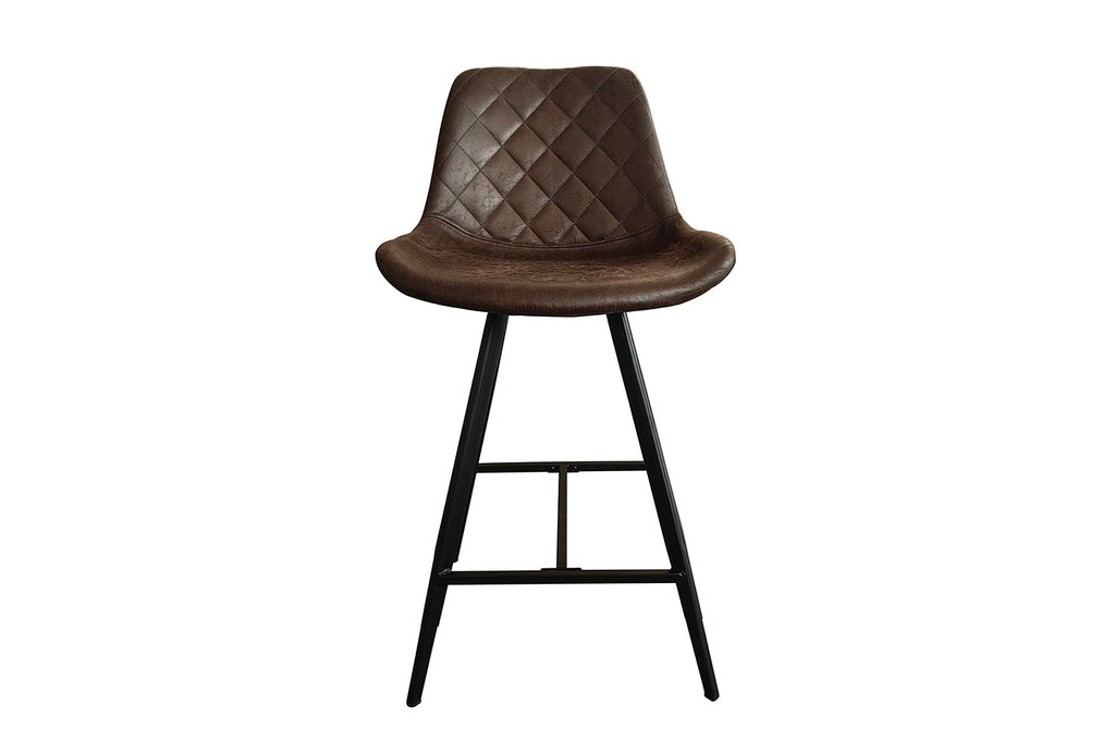 Tabouret de bar 'Alicante' PU Marron foncé - RS