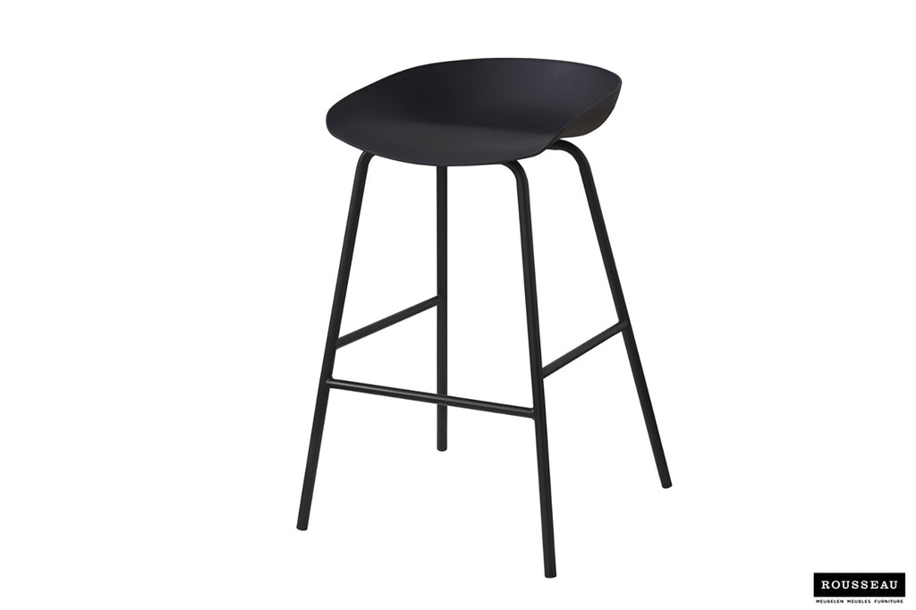 Tabouret de bar « Anna » PP Noir RS