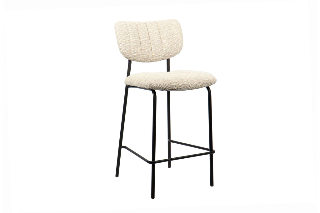 Chaise de comptoir 'Antura' Tissu Beige RS